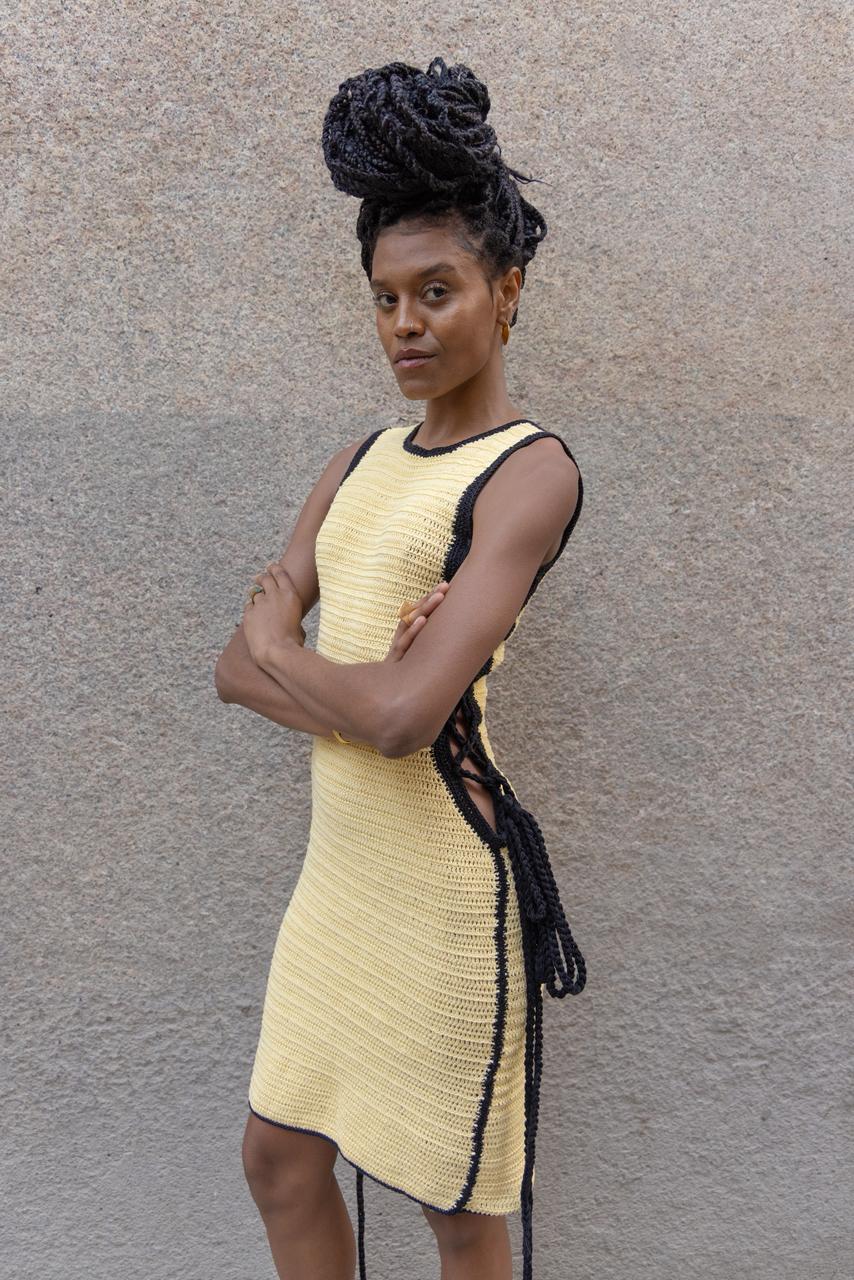 Vestido crochê milano