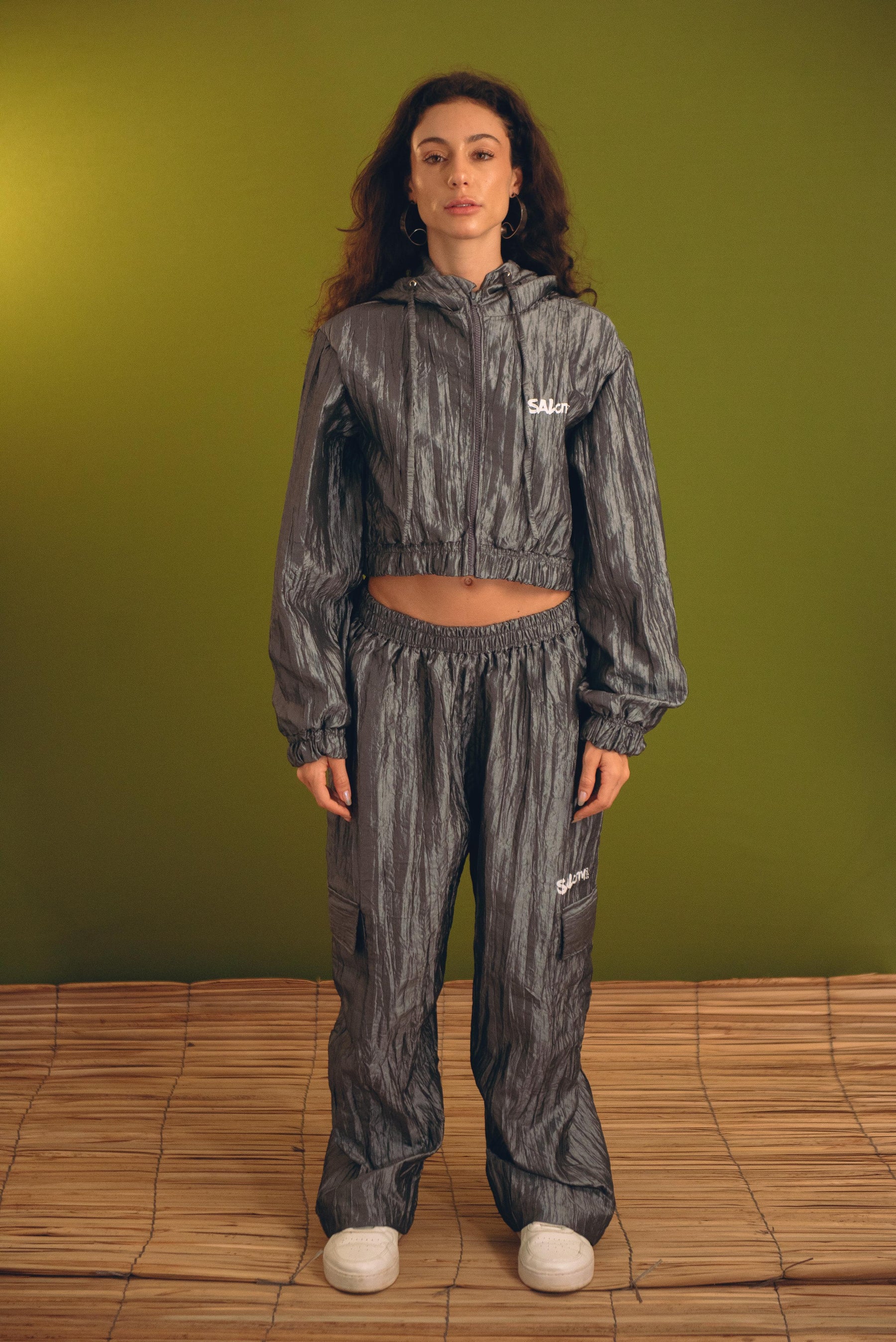 Conjunto corta vento Cropped