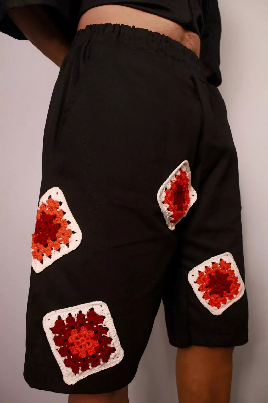 Bermuda brim crochê