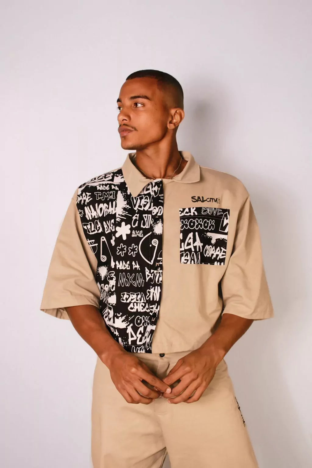 Conjunto brim street cropped