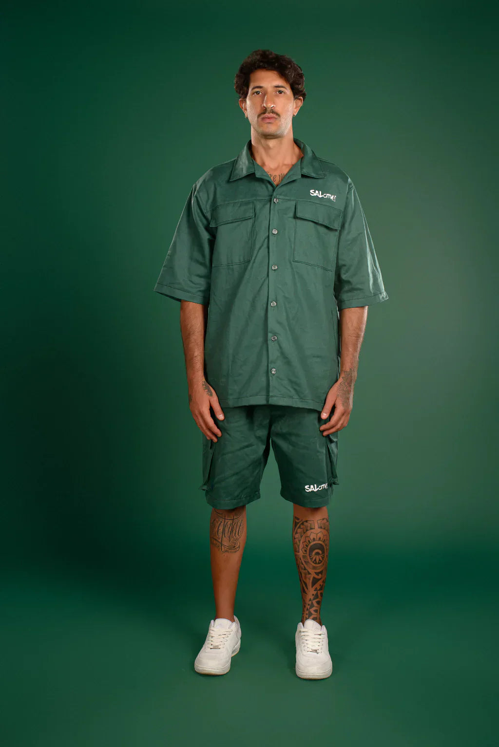 Conjunto brim pespontado