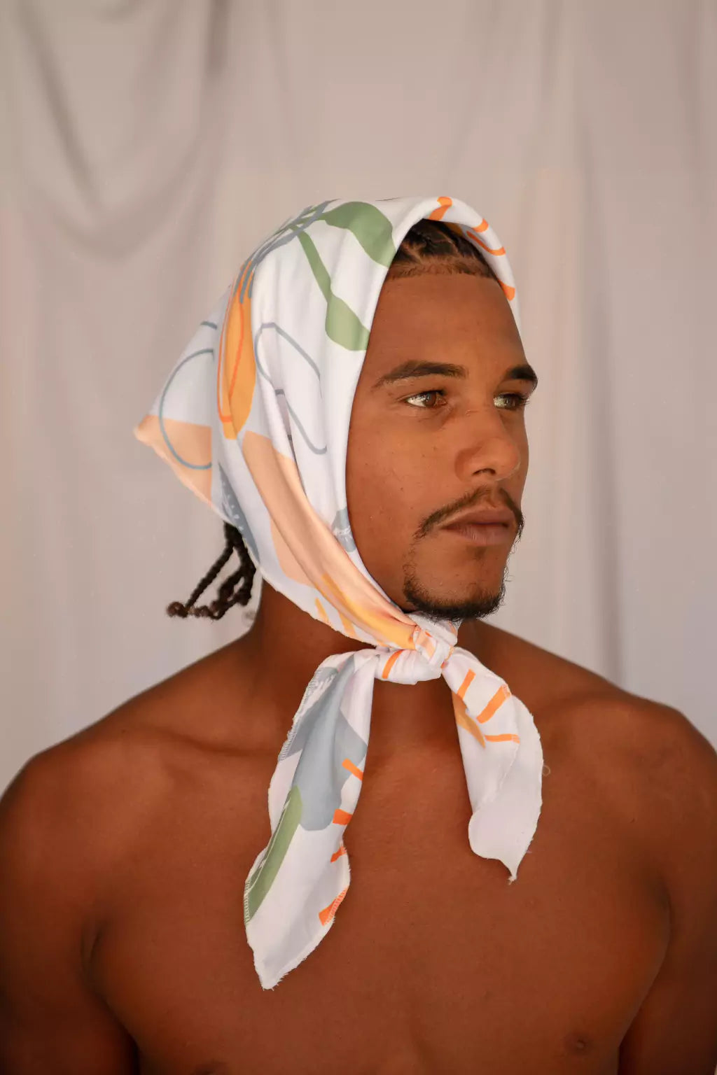 Lenço toque de seda