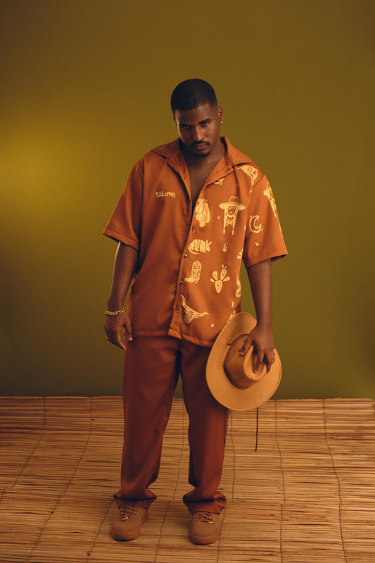 Camisa de botão