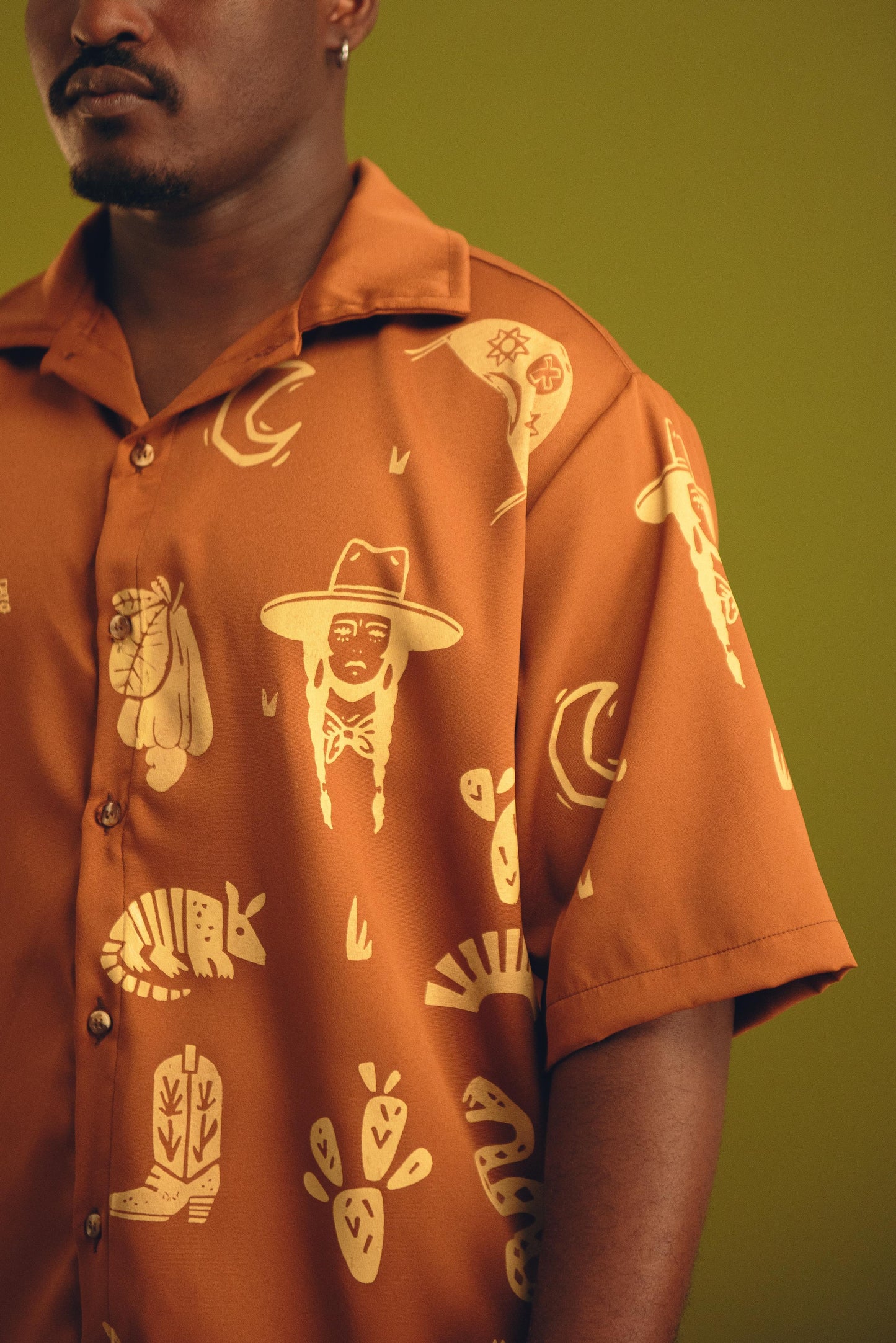 Camisa de botão