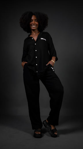 Calça clássica agenero Preta Monocity