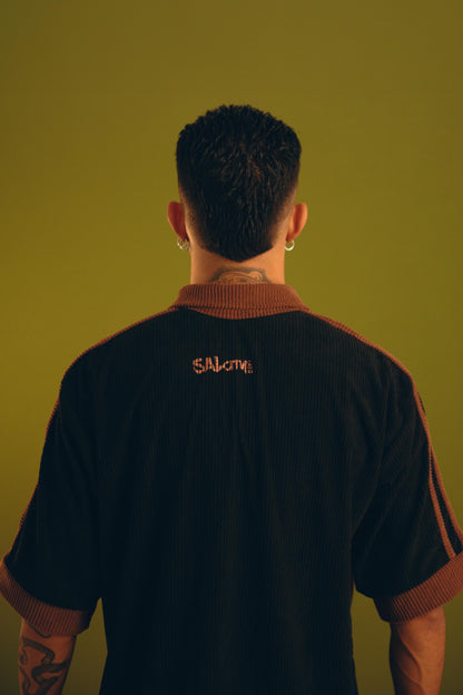 Camisa polo veludo