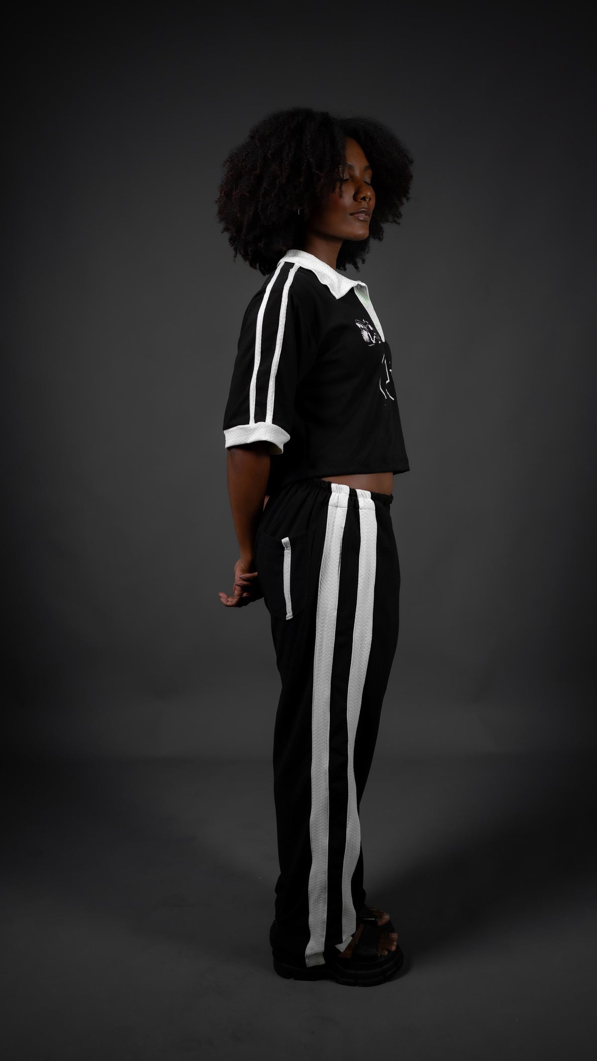 Conjunto calça e cropped monocity