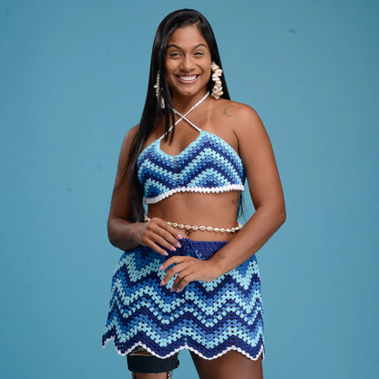 Conjunto Crochê Yemanja