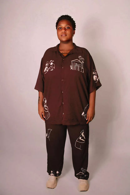 Camisa clássico ruas da city