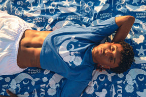 Cropped rainha do mar algodão