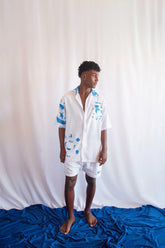 Camisa de botão linho