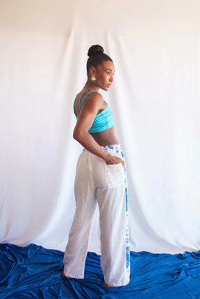 Calça linho agenero yemanja