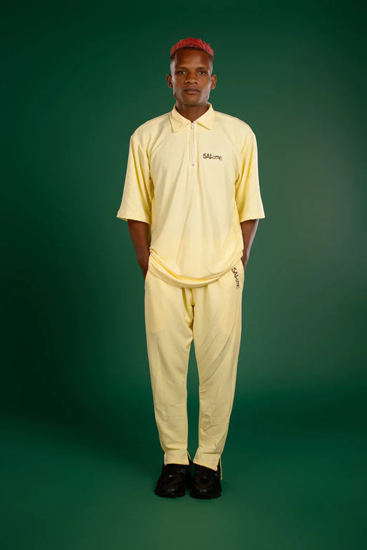 Calça crepe pérola