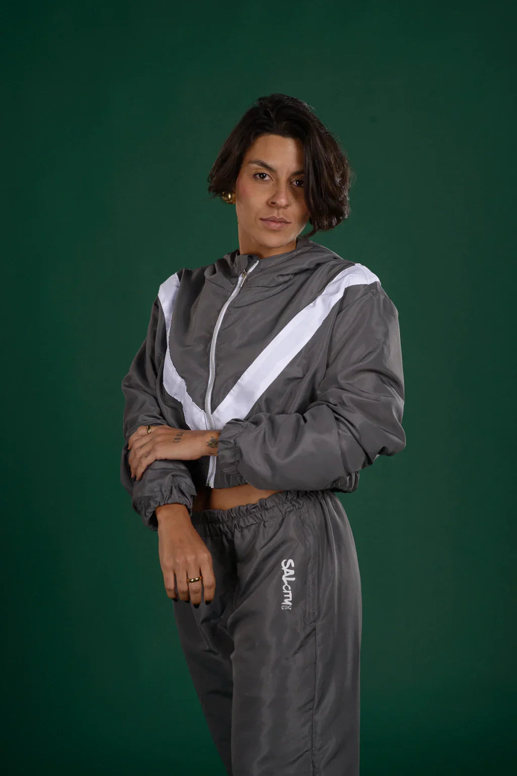 Cropped corta vento