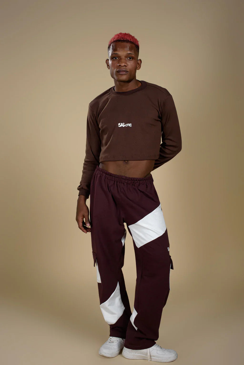 Calça cargo moletom