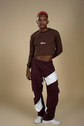 Calça cargo moletom